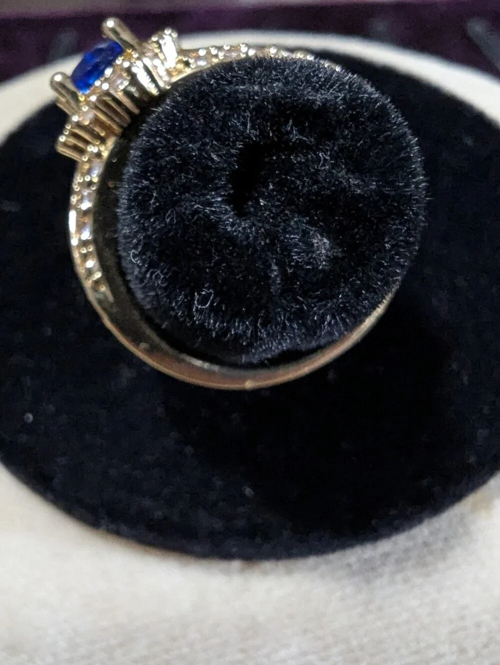 2.50Ct Oval Cut Lab Created Sapphire Women's Ring 14k Yellow Gold Plated NWT